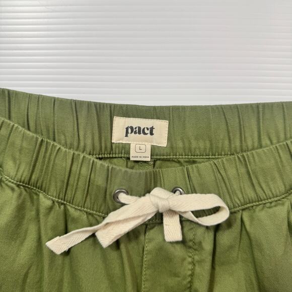 Pact Daily Twill Pants Olivine Green Women’s Large Gorpcore Ethical Normcore - Picture 11 of 16